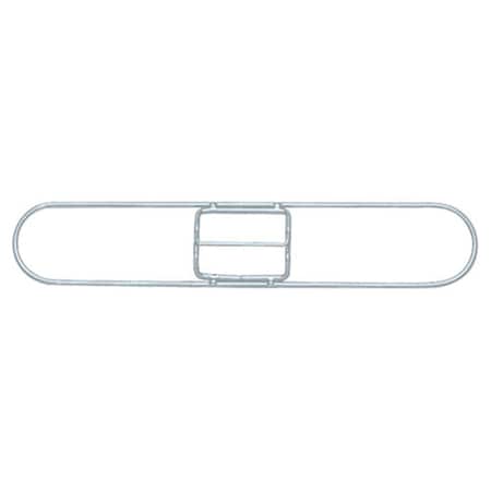 Unisan 18 X 5 In. Clip-On Dust Mop Frame- Zinc Plated BWK1418